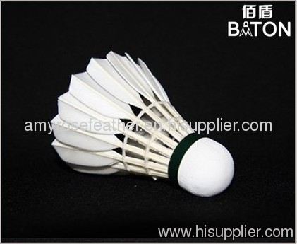 Grade A durable flight badminton shuttlecocks