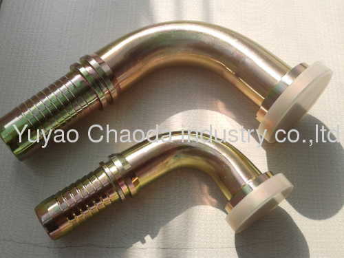 45° BSP FEMALE 60° CONE SWAGED HOSE FITTING