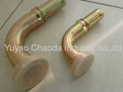 45° METRIC FEMALE FLAT SEAT HOSE FITTING