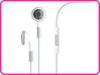 White Stereo Iphone Earphone with Mic and Volume Control For Iphone4 - Iphone5 YDT47