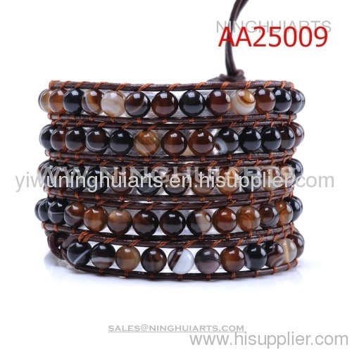 new design wholesale leather bracelet supplies