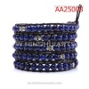 fashion wholesale make men leather bracelets