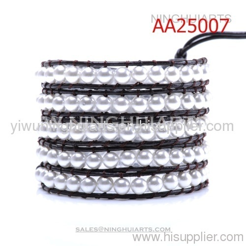 wholesale personalized braided leather bracelets