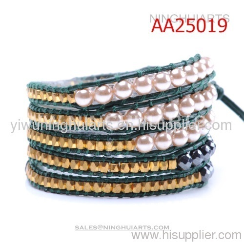 fashion cheap make woven beaded bracelets