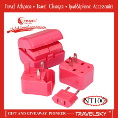 The Most Innovative AC Adapter Converter with Four Removable Plug for Worldwide Use(NT100)