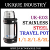 Vacuum Insulated Stainless Steel Travel Pot 1.0/1.2/1.8/2.0L