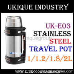 Vacuum Insulated Stainless Steel Travel Pot 1.0/1.2/1.8/2.0L
