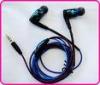 Gold Jack Aluminum Luxury Colorful Cable Metal Earphones For Ipod / Iphone, Mac, Mp3 / Mp4, PC