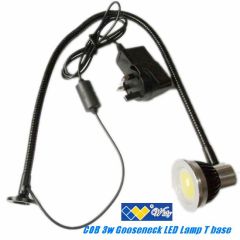 COB BLACK LED 3W TASK LED LAMPS GOOSENECK FLEXIBLE MACHINE LIGHTING