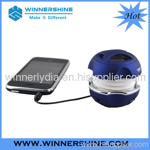 CE hamburger mini speaker in clear and stereo sound
