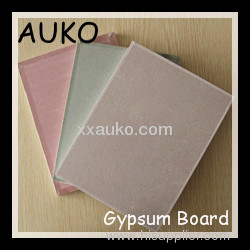 13mm high quality paper backed gypsum board /plaster board for ceiling(AK-A)