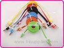 Green Yellow Pink Promotional colorful flat cable USB Data Cable For Mobile Phone Accessories