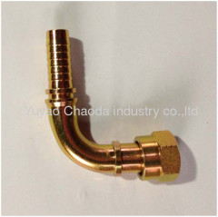 90° BSP FEMALE 60°CONE SWAGED HOSE FITTING