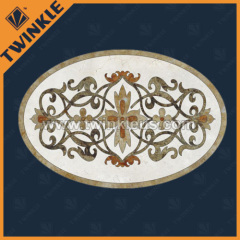 floor paving decorative stone medallion