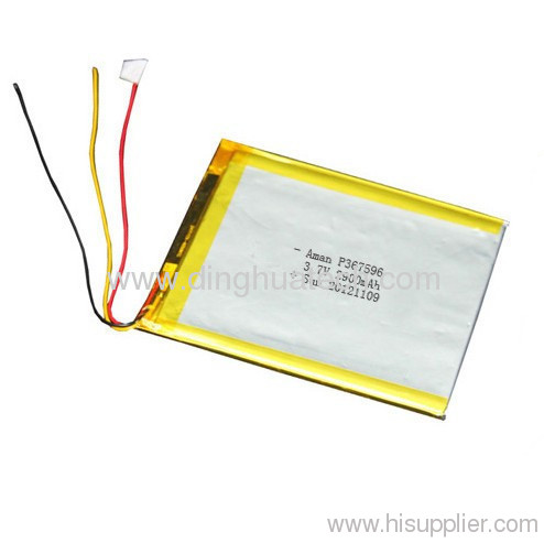 2900mah polymer lithium batteries