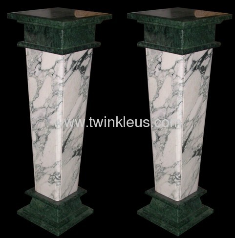white home decoration marble column