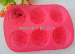 Rose shape Candy Silicone Mold