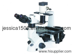 Inverted Fluorescent Biological Microscope with Infinite Optical System