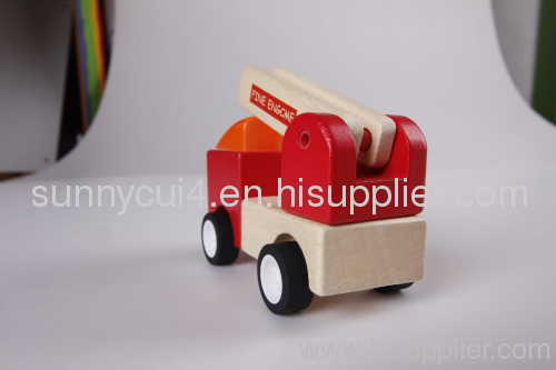 assembly -fire engine(M) wooden children toys