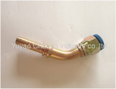 45° JIC FEMALE 74° CONE SEAT SAE J514 SWAGED HOSE FITTING