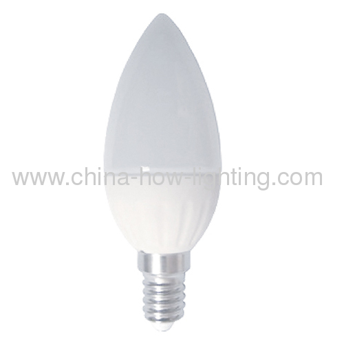 Dimmable LED Ceramic Bulb E14 SMD Everlight Chips with White Cover E27 Available
