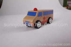 assembly -ambulance wooden children toys cars