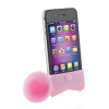 Silicone Horn Stand Amplifier Speaker For iPhone 5 NEW