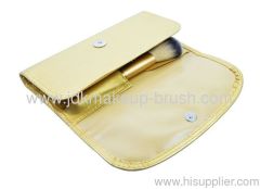 Elegant 10 PCS makeup brush set with PU pouch