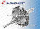Turbocharger Shaft / Bladed Shaft Marine Turbocharger R184 WG04 / 06 / 08 / 10 21000