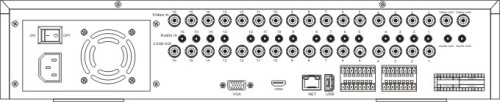 16CH DVR: Full D1; H.264;VGA;HDMI;8pcs/2TB