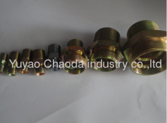 NPT MALE OF METRIC THREAD BITE TYPE TUBE FITTINGS