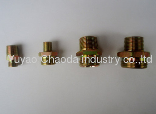 METRIC THREAD WITH CAPTIVE SEAL/METRIC FEMALE 24°CONE O-RING SEALING