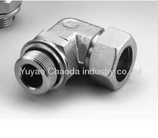 90° ELBOW METRIC MALE 74° CONE/BSP MALE O-RING ADJUSTABLE STUD END