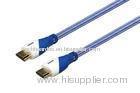 Custom Gold Plated High Speed Flat Hdmi Cable Assembly With Ethernet for LCD STB DVD and HDTV