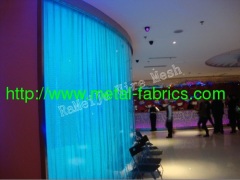 window treatment,sequin dots, sequin fabric, aluminum mesh