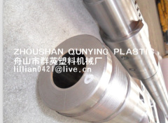 injection screw of pvc screw barrel of plastic machine