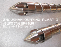 injection screw of pvc screw barrel of plastic machine