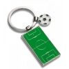 Pitch and Football Keyring Made of Zinc Alloy