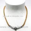 Stainless Steel Heart Mesh Necklace For Men and Women, N016-1 Stainless Steel Chain Necklace