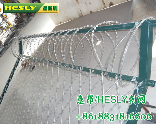 HESLY Airport Concertina Razor Wire Coil