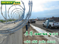 HESLY Reinforced Razor Barbed Wire Tape