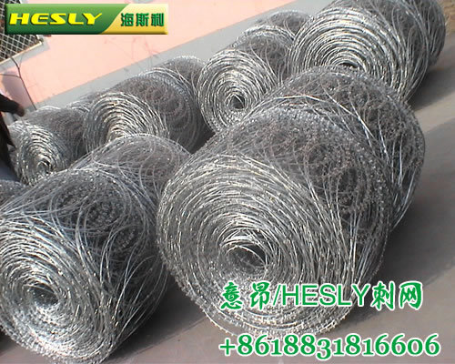 HESLY Galvanized Razor Strip Flatwrap