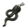 Vintage Stainless Steel Chunky Snake Pendant Necklace-P169-1 Mens Stainless Steel Pendants For Promo