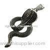 Vintage Stainless Steel Chunky Snake Pendant Necklace-P169-1 Mens Stainless Steel Pendants For Promo