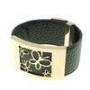Eco-friendly Leather Wrist Bracelets, Bangle Wristband With Customized Logo For Men and Women