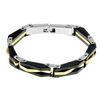 IP Gold Boys / Mens Stainless Steel Bracelets, BR028 OEM Steel Color Bangles For Anniversary, Engage