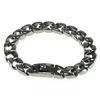 Stainless Steel Men's 8.5-inch Flat Curb Link Bracelet, 51g BR360 Mens Stainless Steel Bracelets
