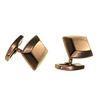 Coffee Colored Stainless Steel Cuff Links, CL004 OEM, ODM 20g Stainless Steel Cufflinks For Gift, Pa