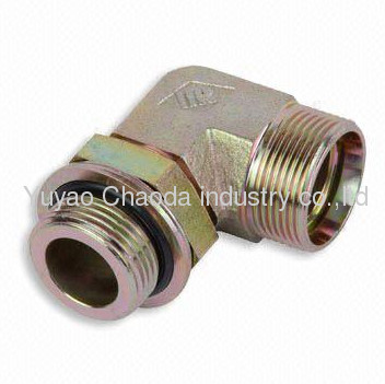 90° ELBOW METRIC 74° CONE/METRIC MALE ADJUSTABLE STUD END L-SERIES ISO 6149-3