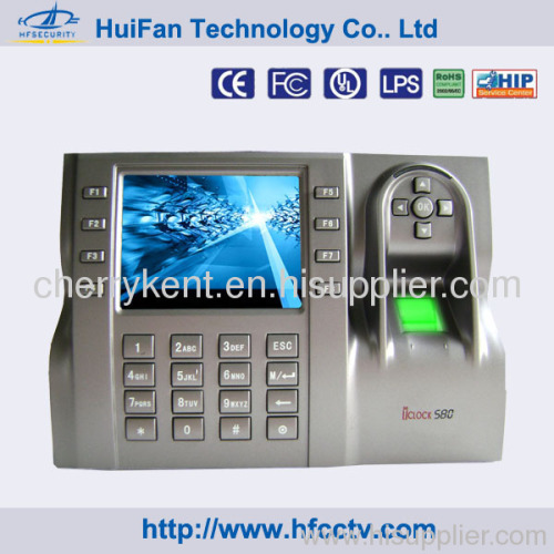 Biometric Recognition Time & Attendance and Access Control iClock 580